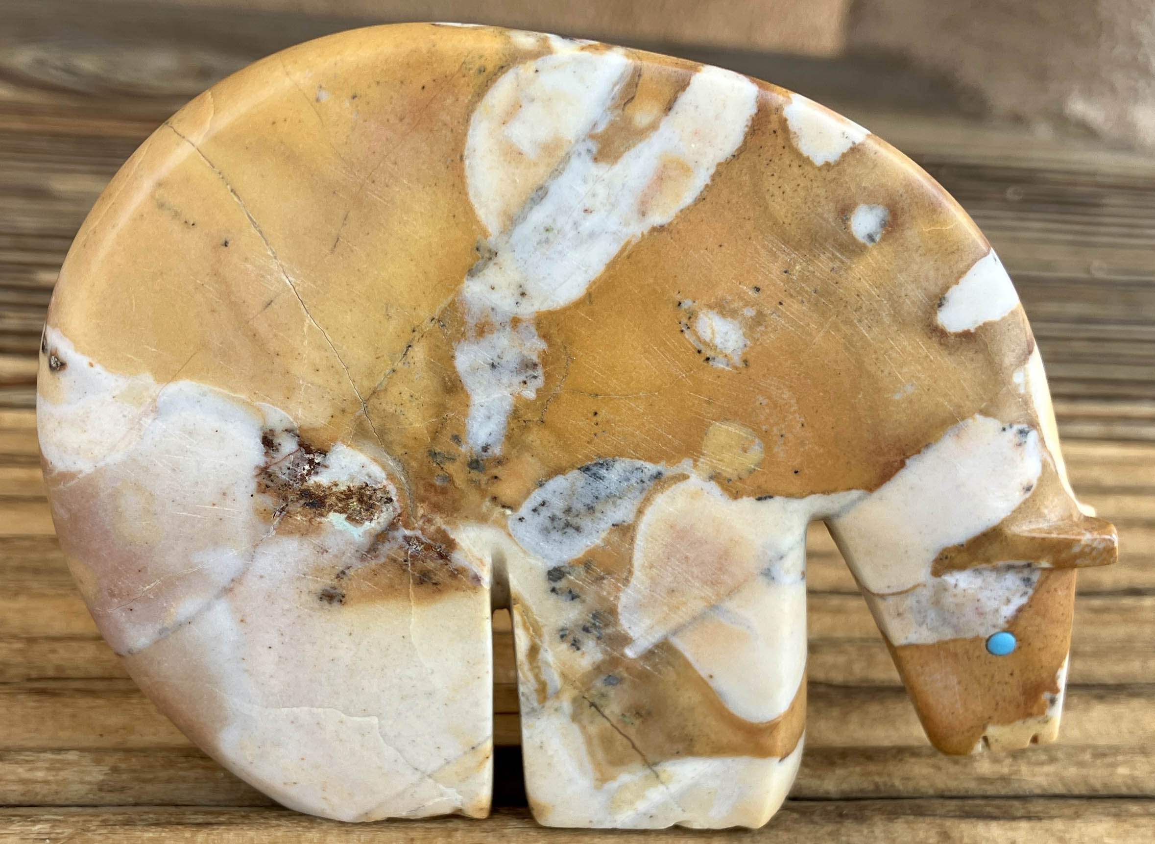 Ronnie Lunasee | Zuni Mountain Lion Fetish | Penfield Gallery of Indian Arts | Albuquerque, New Mexico